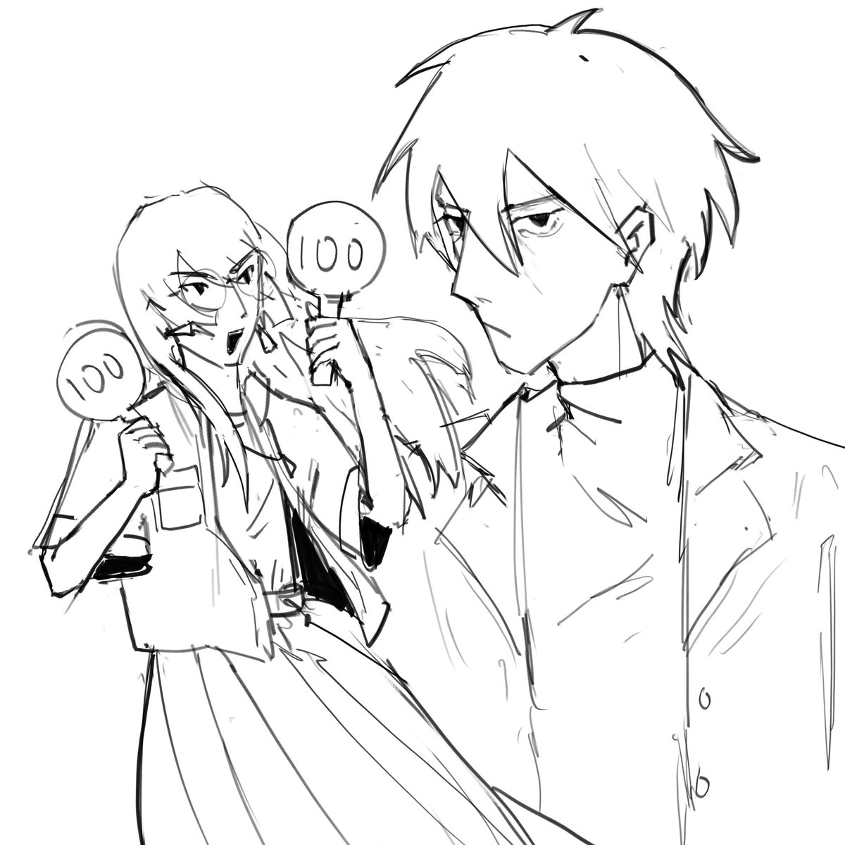 aiwomitashite's tweet image. WHO MISSED COURIER (ft. Ghostblade with longer hair)
#ghostblade #黙殺 #tbhxoc