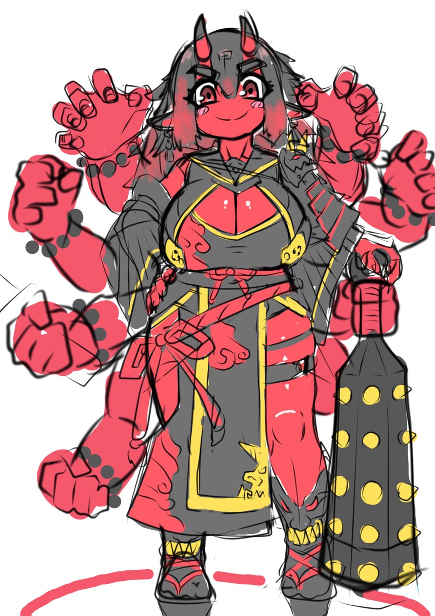 X4T4NUXiNG's tweet image. 放置してるラフが多いから
なんとかしないと