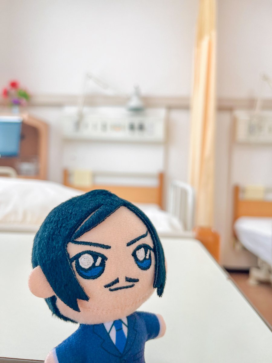 kkc0s73's tweet image. 病室とtkakぬい

#kakiのぬい撮り