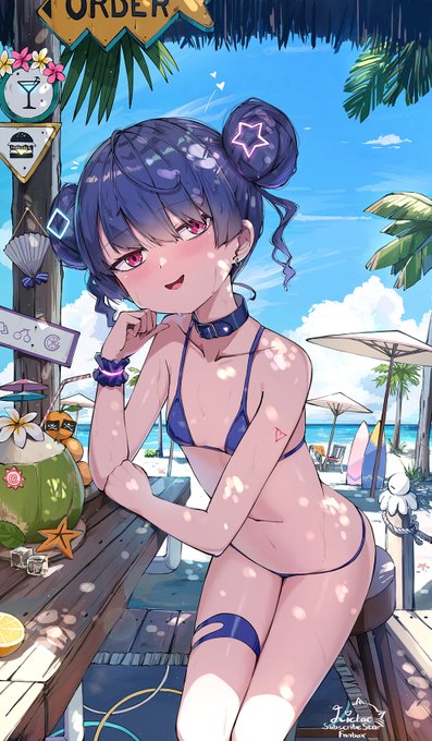 Summer with Miho-chan vol.01・夏は美帆と一緒 v.01
"♫ Hm? Where are you looking~♡?"
Summer Special OC: Miho-chan
「あれれ..目はどこ見てるの♡ ?♫ 」
夏スペシャルキャラ:美帆ちゃん 