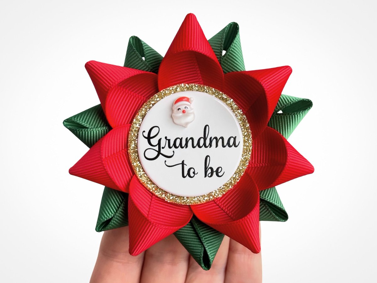 PPerceptions's tweet image. Santa Baby Baby Shower Decorations, Christmas Baby Shower Theme Pin Gift for Grandma to be and Guests in Red and Forest Green with Santa tuppu.net/bf1579c7 #partyplanning #events #handmadegifts #shopping #Etsyshop #shoppingonline #ChristmasBaby