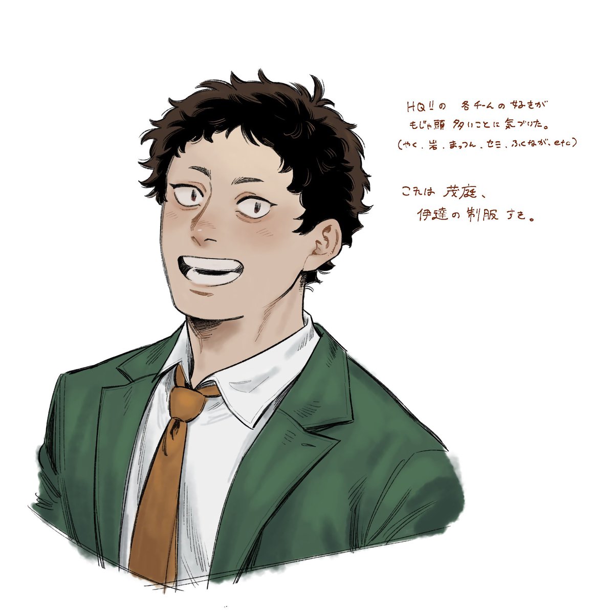 rob_kuma4's tweet image. 最近 ホントに 何も 描いてない、ので、
最近 描いた HQ!!の 落描きです。
ごめんなさい ホンット 何も 描いてない。