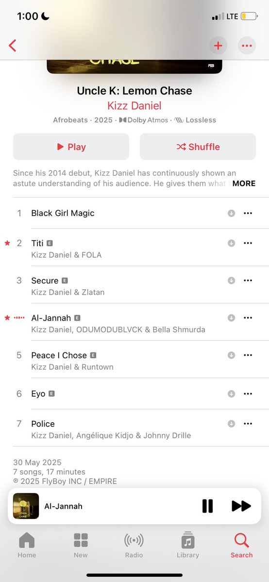 EmmaxTips1's tweet image. What’s your favorite 🤩 track on
Uncle K : Lemon Chase Ep by @KizzDaniel
