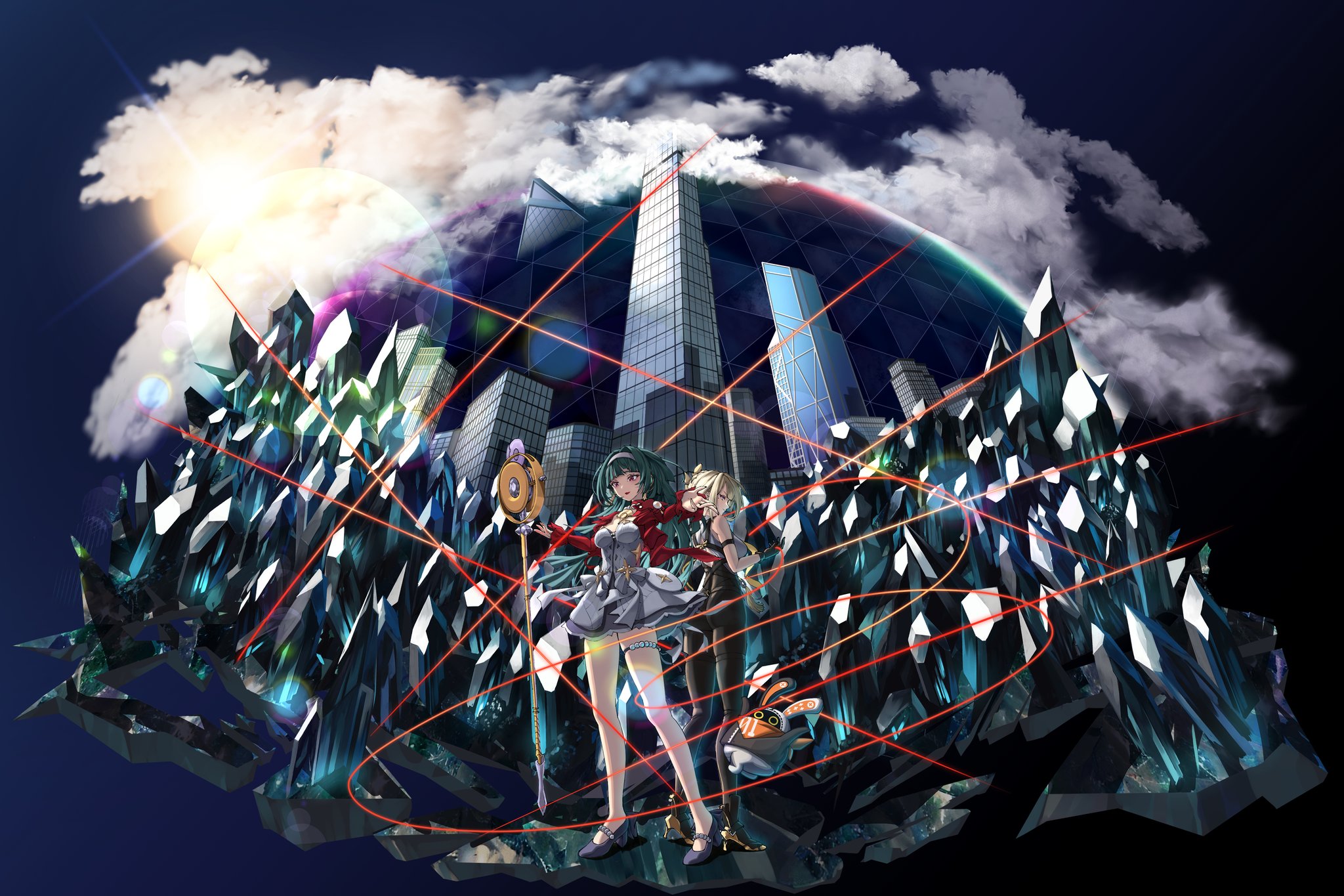 パーフェクトコールドフレイム 氷柱と炎狐の決断 神アート 4枚 Amazon