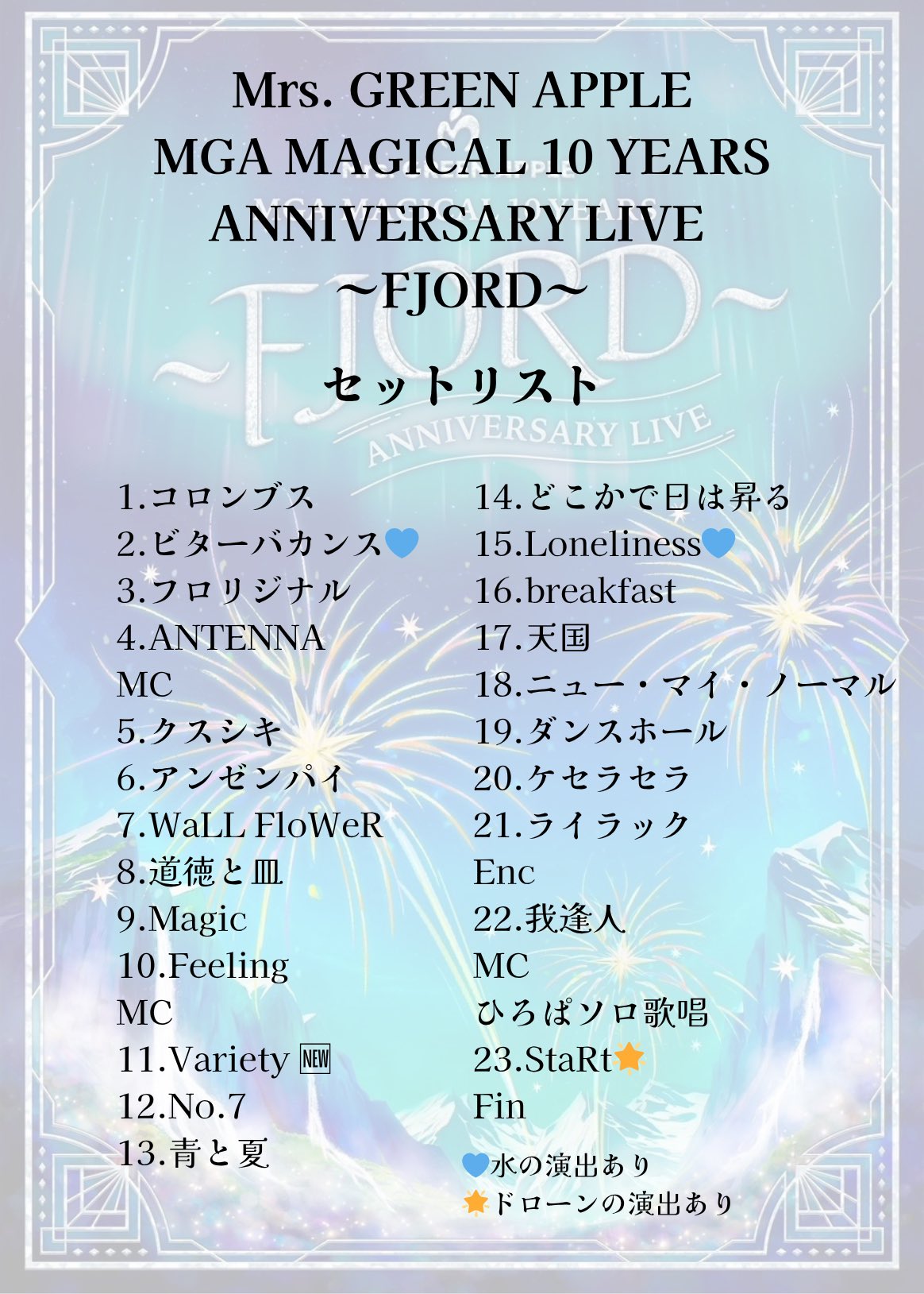 Mrs. GREEN APPLE ミセス FJORD フィヨルド 特典 4点 ≪MGA MAGICAL 10