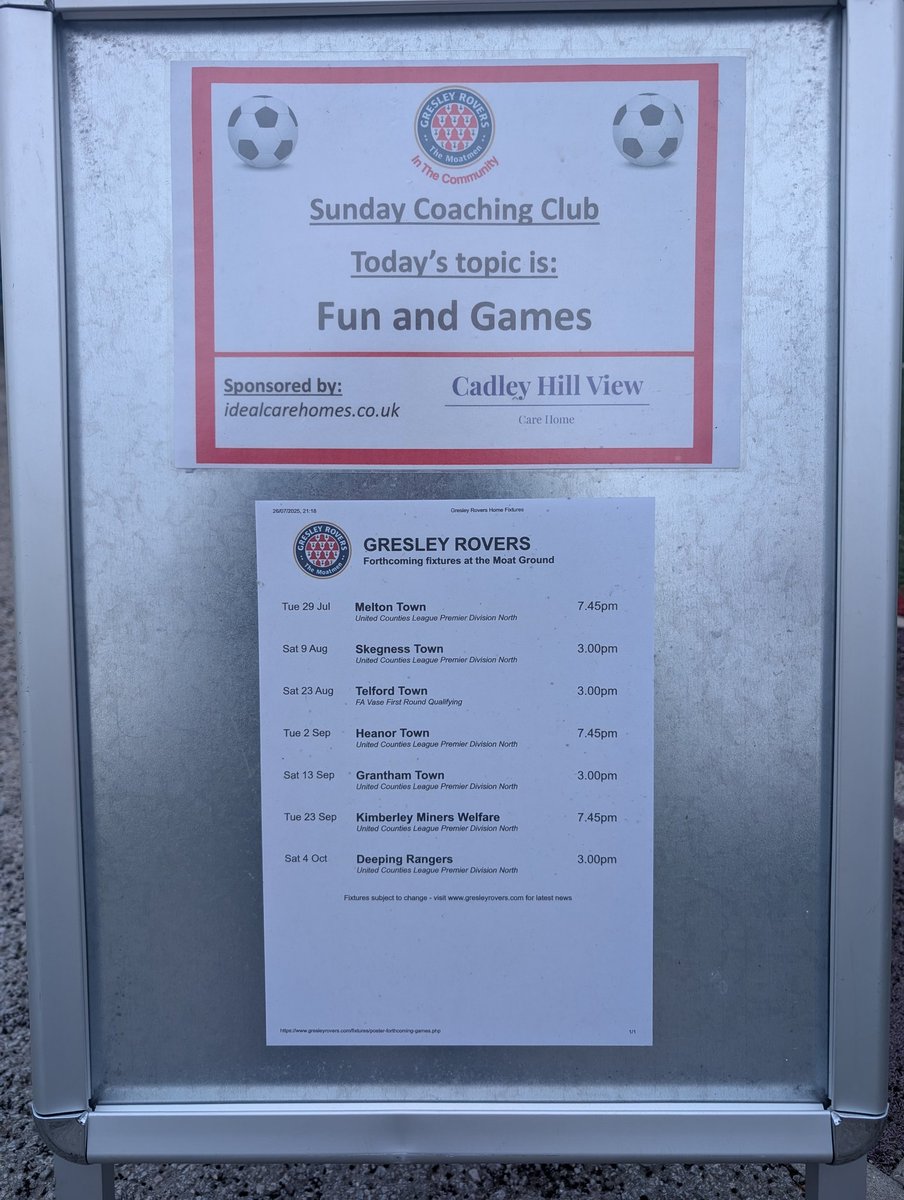 Gresley Rovers in the Community tweet media