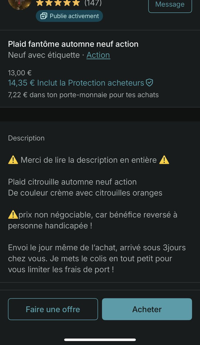 _clrou's tweet image. J’ai comme l’impression qu’on tente de nous prendre pour des cons hein.
6€ en magasin actuellement, mais l’excuse c’est que le benef va aux handis ?
J’y crois 0.