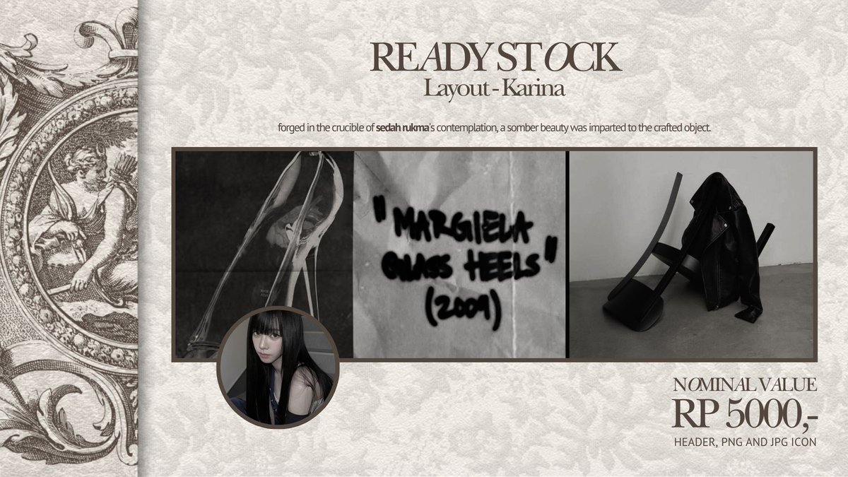 sedahrukma's tweet image. Help rt/repost? Thank you!

New drop 6 layout - Karina, priced at RP 5,000,-/each includes png and jpg icon. Don’t hesitate to knock my DM if you’re interested.

#zonauang #zonajajan