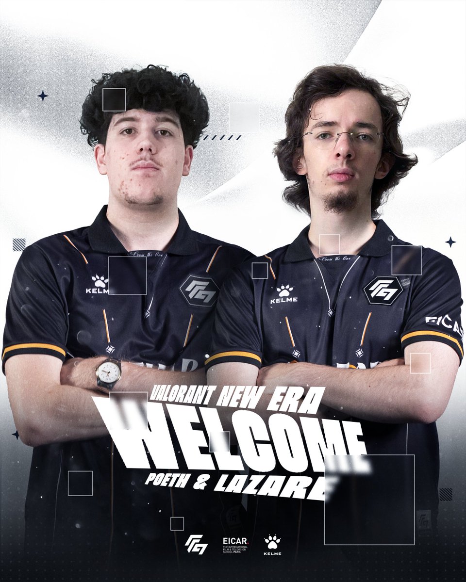 CHALLENGERS FRANCE – ROSTER UPDATE

Bienvenue à <a href="/LazareHolz/">F9 Lazare</a> 🇫🇷 et <a href="/poethFPS/">poeth</a> 🇫🇷 !

Ils rejoignent notre roster pour la suite de la saison !

Nouveaux visages, mêmes ambitions 💪

#CrossTheLine🧡