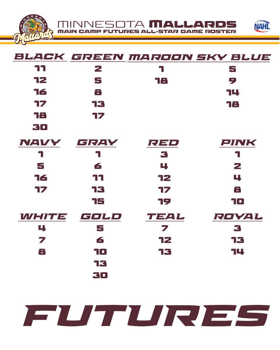 Futures All-Star Game!
Puck drops at 9:15 AM!
#MallardsHockey #FuturesGame #FearTheFlock #NAHL