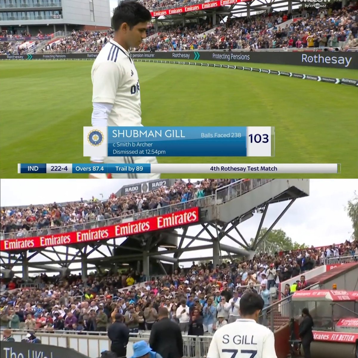 prateek_295's tweet image. Shubman Gill converted all the booes from crowd in 1st innings to cheers in the 2nd.

#ShubmanGill #ENGvsIND