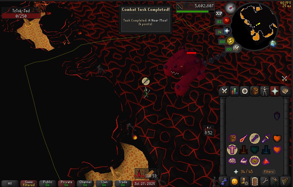 VVBald's tweet image. Today I achieved my firecape on the new HCIM 
Didn&apos;t even get chanced :D

Still regret deironing till this day :(