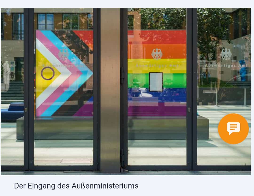 x3s44r's tweet image. 🎯Verstoß gegen den Flaggenerlass: Außenministerium bringt untersagte Progress-Pride-Flagge an.🎯
Ich verachte diese links-grün versifften Verbrecher, die – bis auf den Holocaust – den Nazis alle Ehre machen. Jeder Homosexuelle, ob männlich oder weiblich, sollte sich von der…