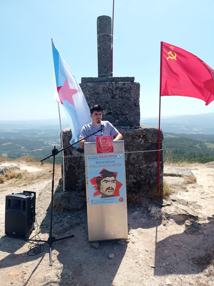 [VÍDEO]
👉Intervençom do camarada Paulo Vila, no ato organizado neste Dia da Pátria, no Pico Sacro, polo Comunismo Revolucionário Galego.
👉facebook.com/share/v/1HWQZq…