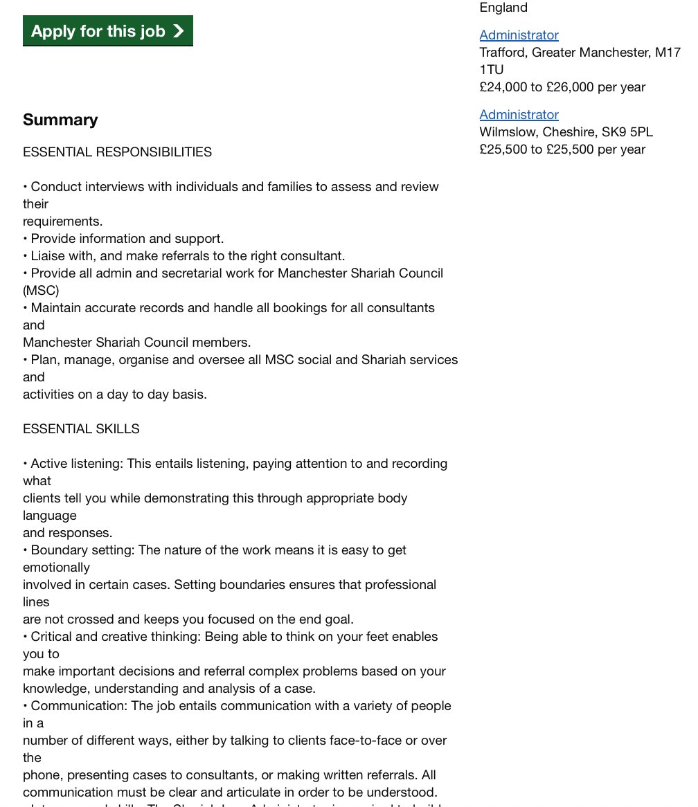 JasonJFisk's tweet image. WHAT THE FUCK IS THIS?
findajob.dwp.gov.uk/details/168936…
SHARIAH LAW ADMINISTRATOR on the gov.uk website?
@TRobinsonNewEra @Nigel_Farage @RupertLowe10