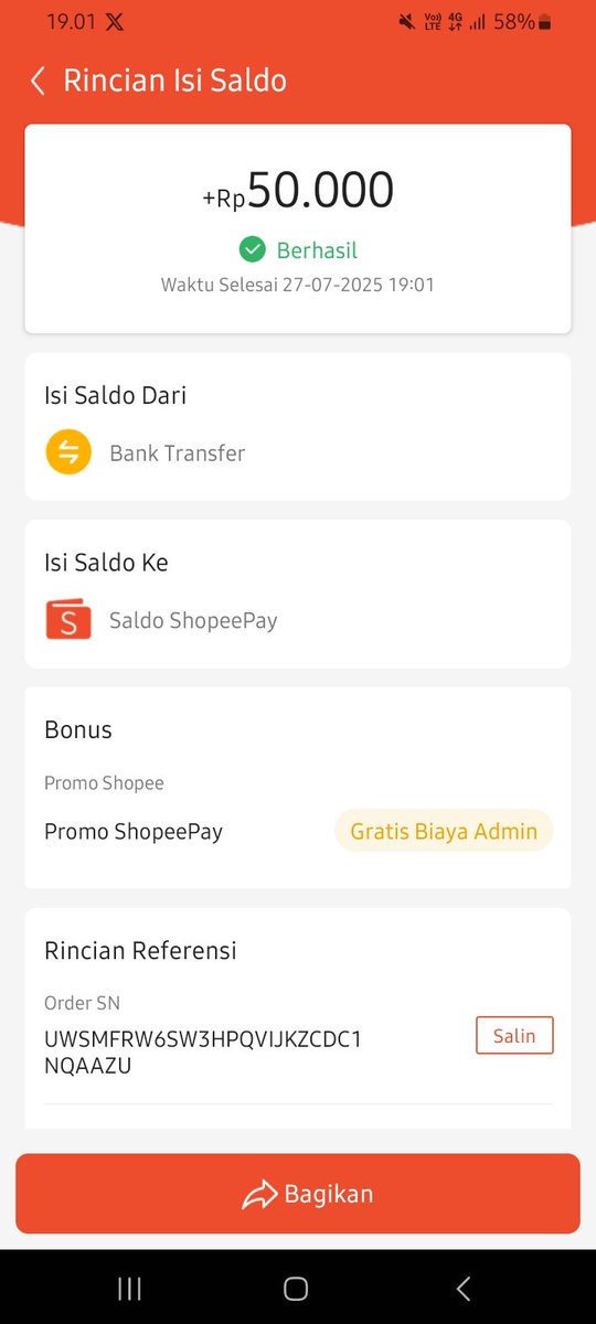 Alhamdulillah, rezeki sat set dr  <a href="/easyanying/">яα∂εη кαsερ</a>. Abis ini kita bigwin yaa 🎉