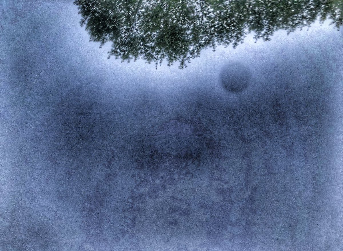 kacochran's tweet image. The sky over my house shown original & enhanced, at 5:55 AM, 7/27/25. Taken with different cameras. All still showing the spheres once enhanced.