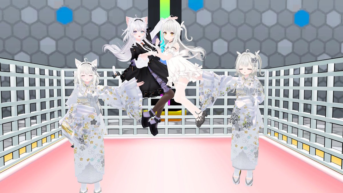 kirinagare_vrc's tweet image. Vketで回った先3
#Elychiffon さんとこ、ふれあちゃんらぴすちゃんかわいいやったー