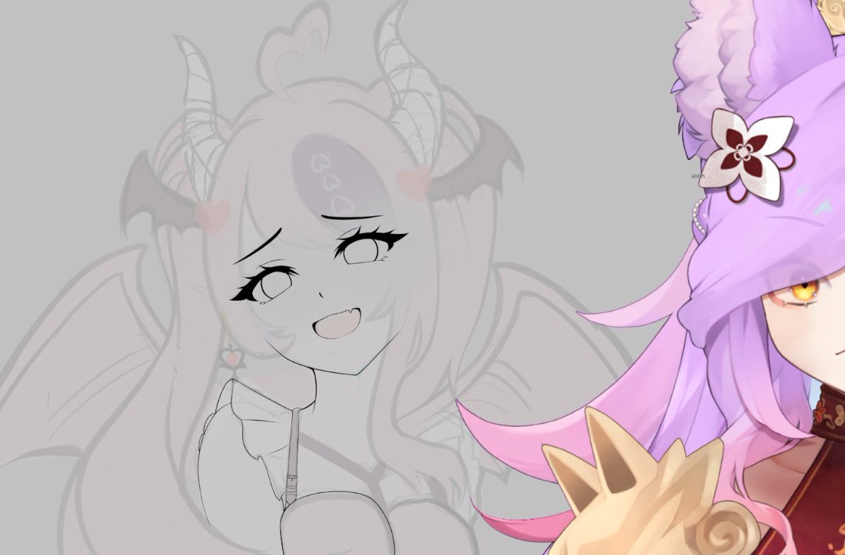 RinReeArts's tweet image. 🍒 Working more on Ironmouse illustration today!
Lurks & Raids are always super appreciated!
We comfy with kpop demon hunters music hehehehe... am not addicted I swear...