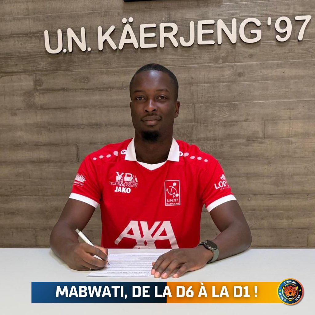 🇱🇺 [𝑴𝒆𝒓𝒄𝒂𝒕𝒐] Mabwati, de la D6 à la D1 ! 🔥 

Belle ascension pour Isidore Mabwati. L’attaquant congolais de 23 ans, qui sort d’une très belle saison avec 14 buts dont 11 en championnat du côté de l’ES Villerupt-Thil, club de R1 (D6 France), s’est engagé avec l’UN