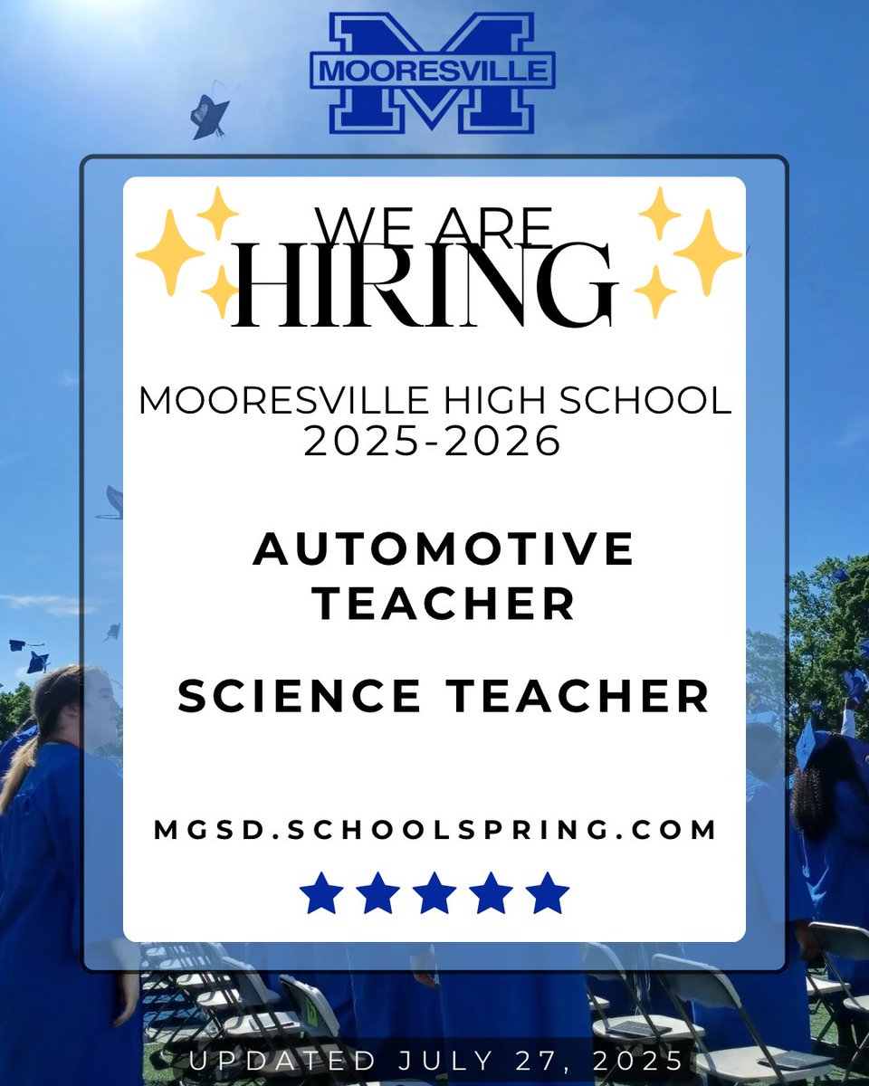 MHSBlueDevils's tweet image. It’s Sunday Funday and we need you YOU 🫵🏽 to help us find TWO✌🏼!
Share this post, and ask your friends to do the same! It only takes one YES to change the course of your career and join the best high school in the state!