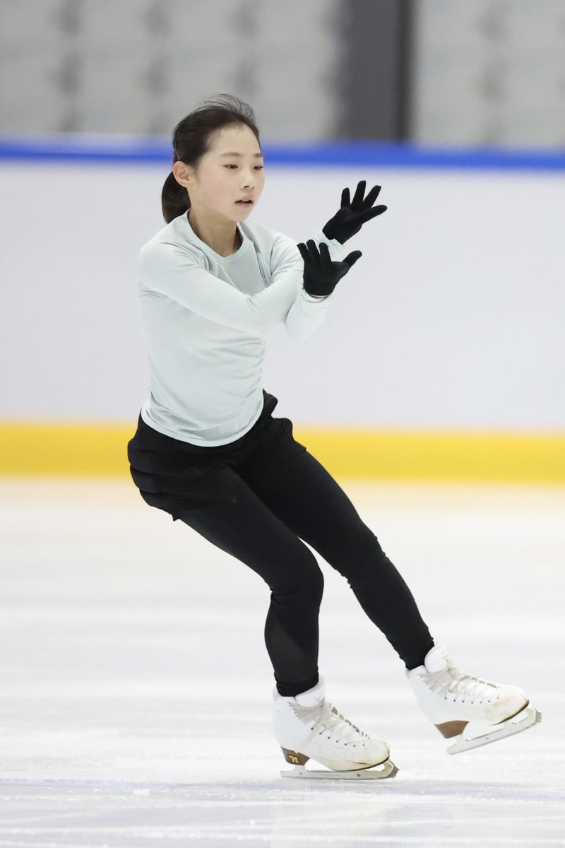 AxelQuadruple's tweet image. 〈 ジュニア強化合宿 〉
#竹島花英 選手(ノービス推薦)
Photo by Kiyoshi Sakamoto
#figureskate #HanahaTakeshima