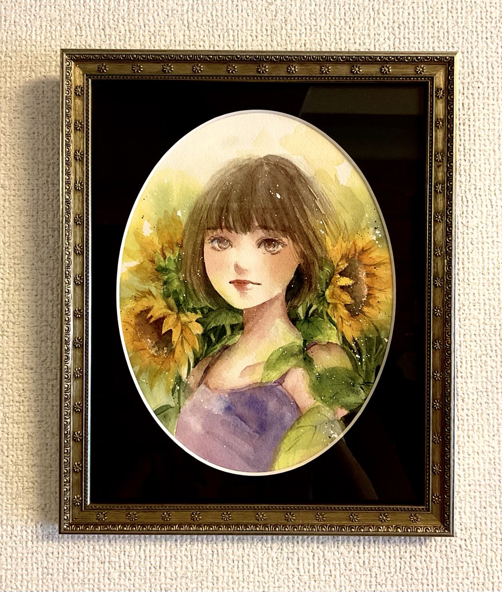 hikari_ham2's tweet image. 🌻🌻🌻
#透明水彩