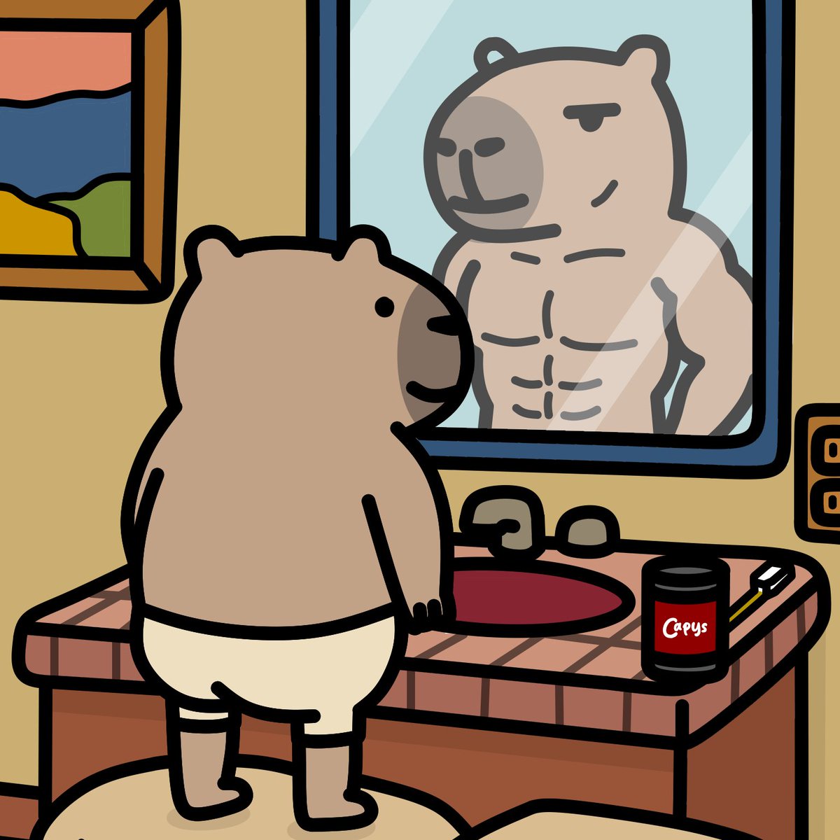 GM. It’s Sunday. Check the mirror.💪

You're not just a Capy - you're built different.

Big week ahead. Stay sharp. Notis ON.😤