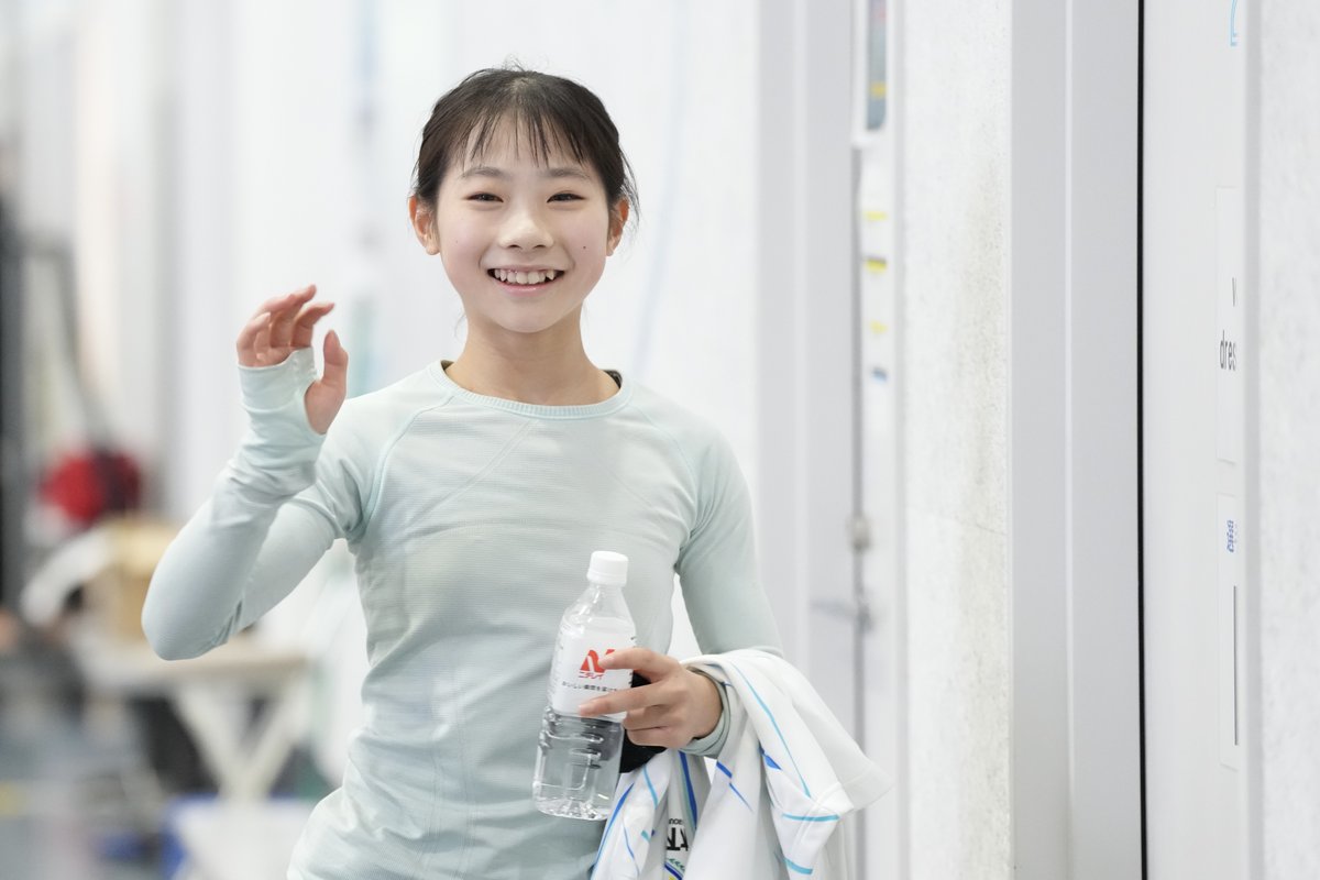 AxelQuadruple's tweet image. 〈 ジュニア強化合宿 〉
#竹島花英 選手(ノービス推薦)
Photo by Kiyoshi Sakamoto
#figureskate #HanahaTakeshima