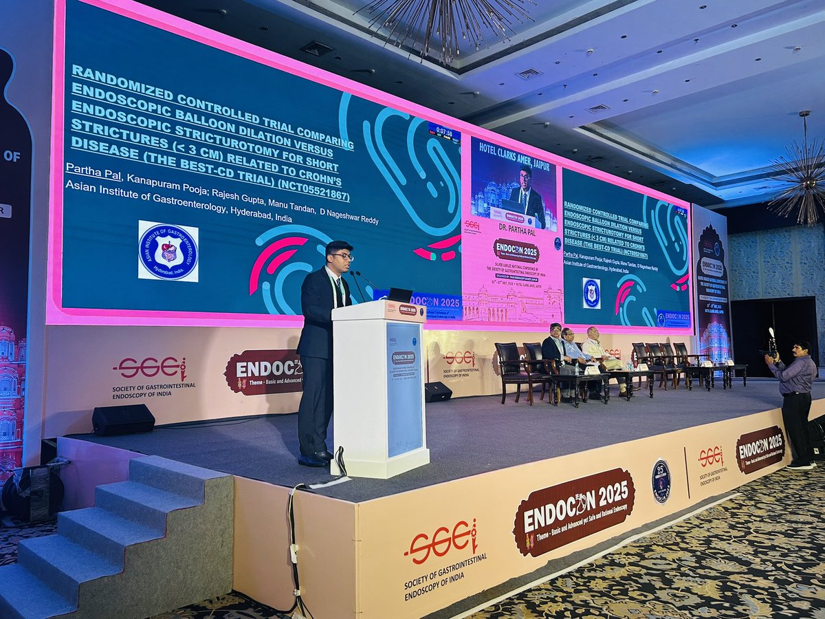 ibd_pal's tweet image. 🏆 Fortunate to win 1st Prize at the Presidential Plenary at #ENDOCON2025!
🎥 Also had the privilege to present our case at Video Digest — showcasing cutting-edge #IBD endoscopy.