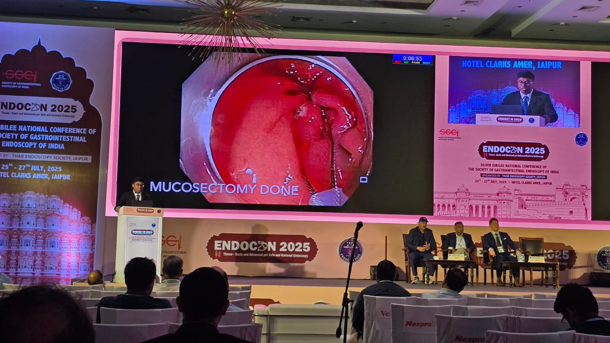 ibd_pal's tweet image. 🏆 Fortunate to win 1st Prize at the Presidential Plenary at #ENDOCON2025!
🎥 Also had the privilege to present our case at Video Digest — showcasing cutting-edge #IBD endoscopy.