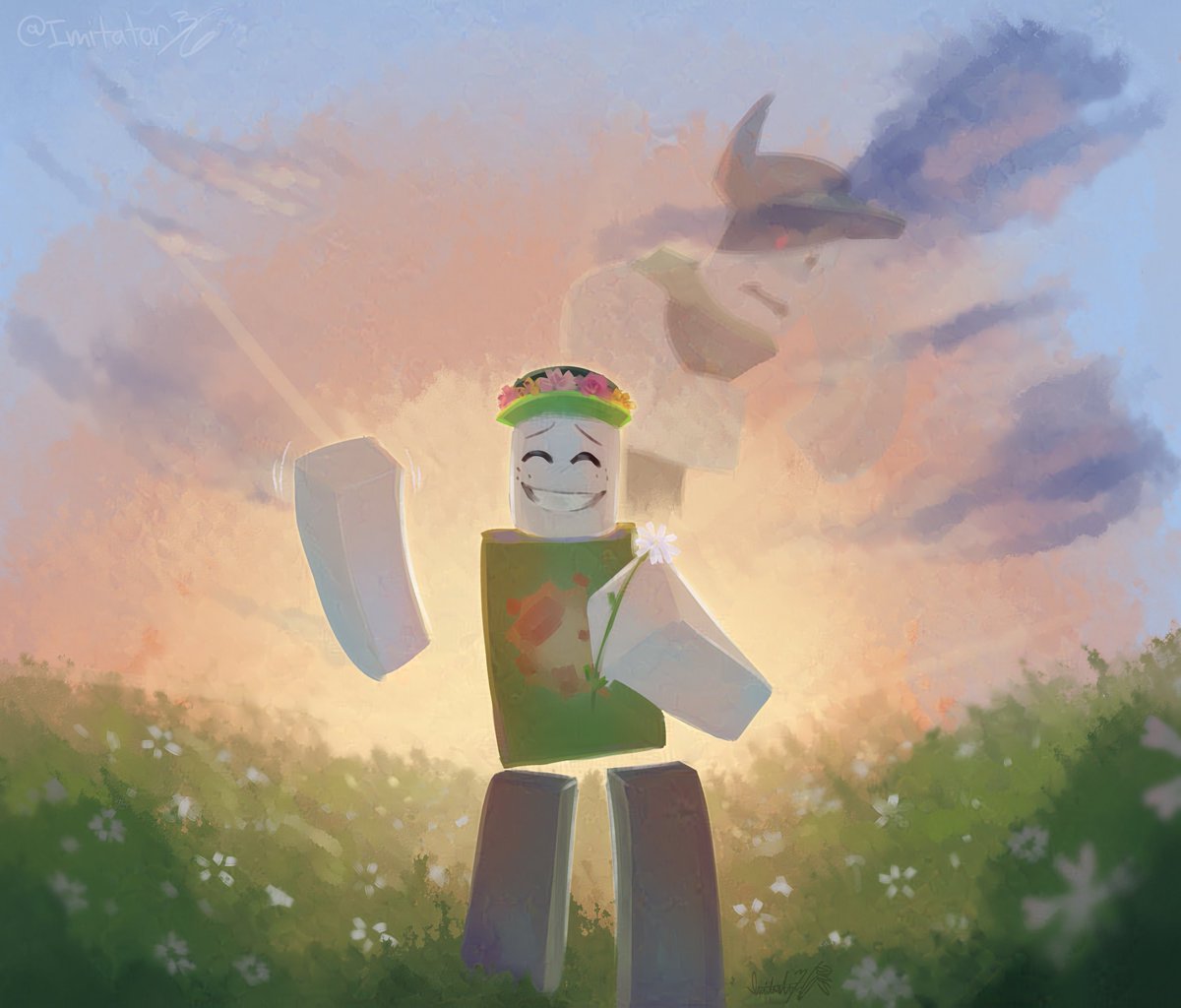 Imitator36_art's tweet image. "I'm not expecting anybody to actually draw this"-
THINK AGAAAIIIIIN!!!1
#artfight2025 #artfight #robloxoc #Forsaken
