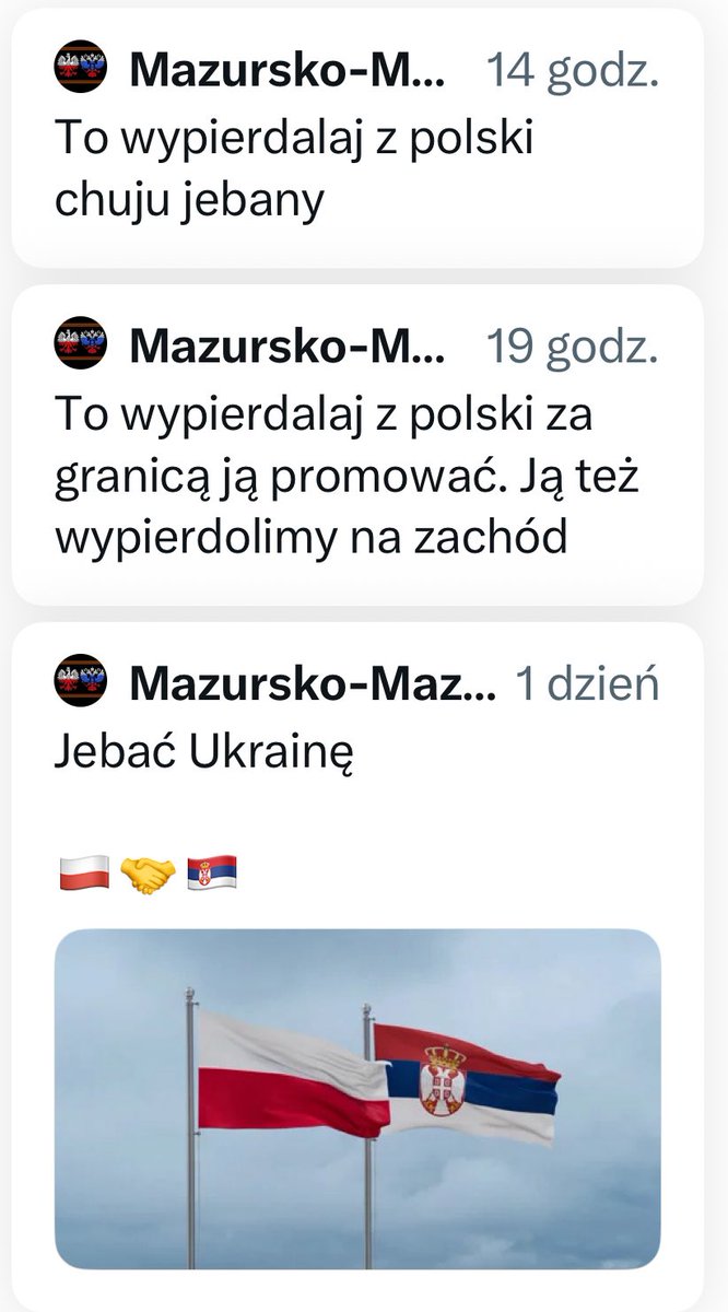 FlameMalmed's tweet photo. 🚨TROLL ALERT 🇷🇺💩🚨
Hejter, ruSSki lump i #vatnik 

@ MAL4222275838 

do odpchlenia 👊💥
Wiecie co robić ‼️

CC:@PolicjaCBZC @OmzRi @Support 

#SprzatamyX
#StopRussianDisinformation
#NAFOfellas 
# https://t.co/Mi1DlWX8Nb