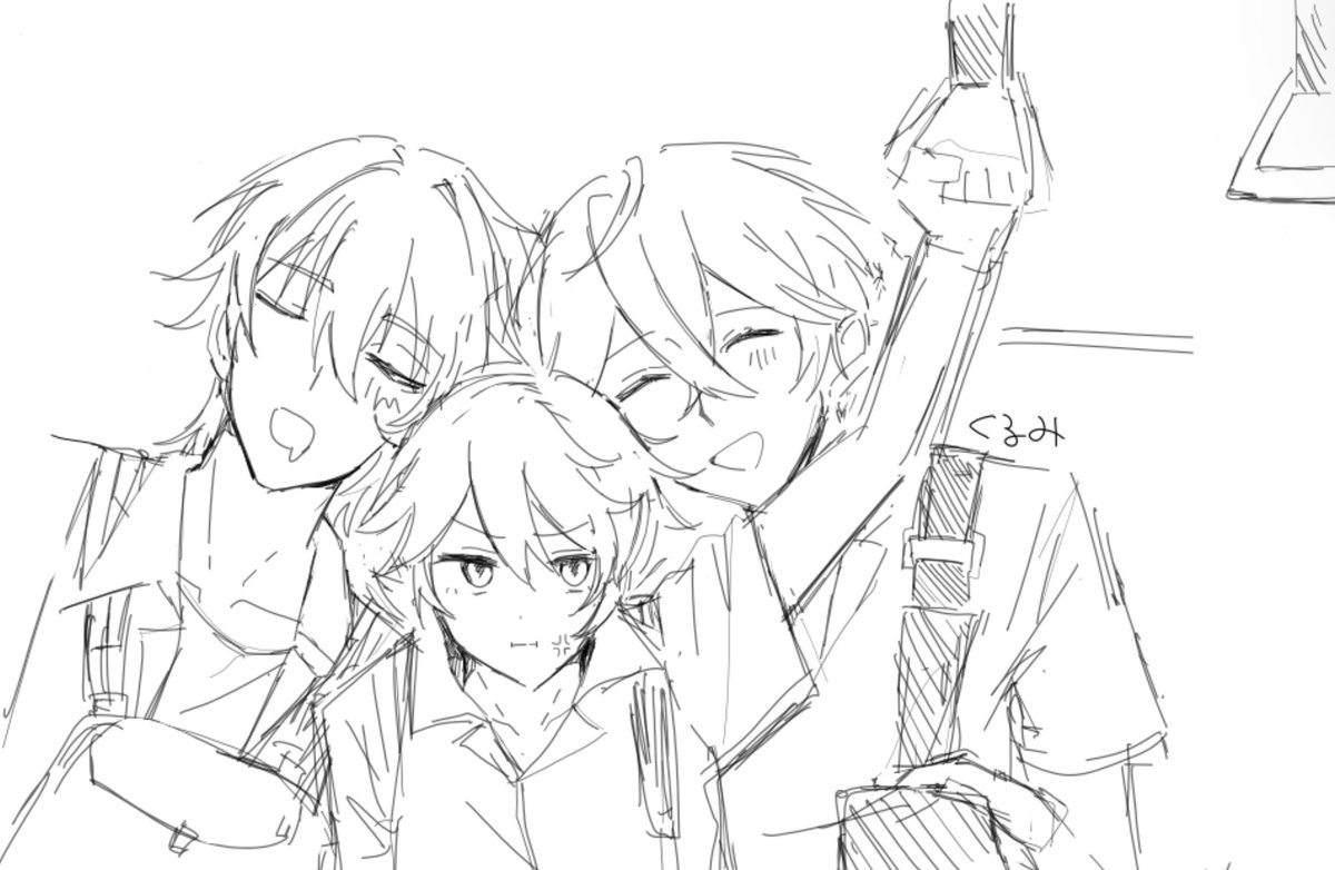Culumisan_dayon's tweet image. 絵🍵失礼しました！！！ ⚠️主人公クロスオーバー
