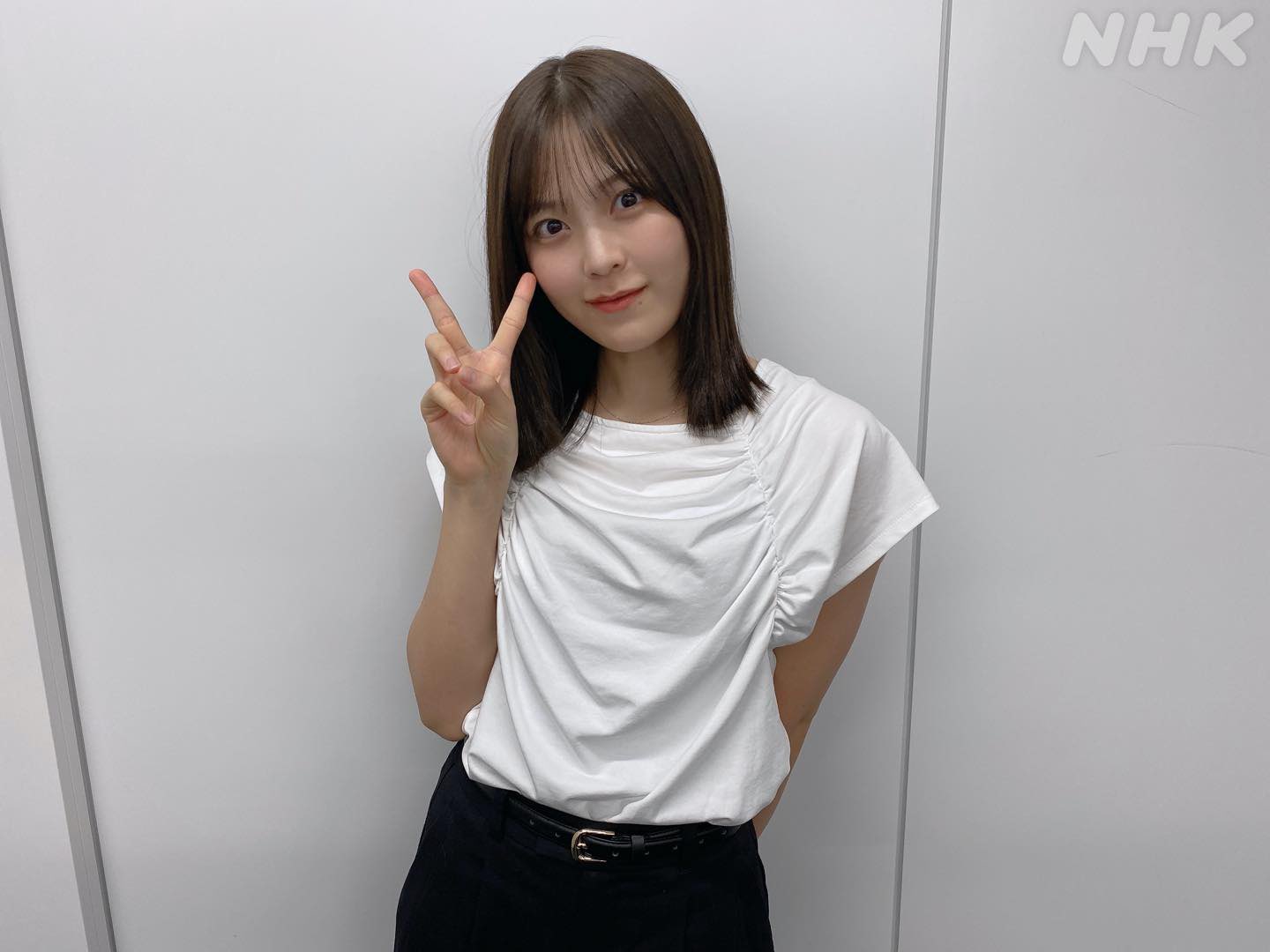 ゆんちゃん様 このスカートお気に入りすぎて だいたいこれ履いてるw🩵🤍🩶