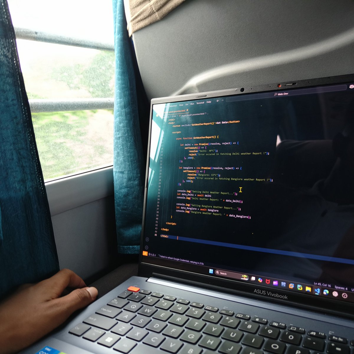 Om_Dohe's tweet image. 💻✈️ Coding while traveling isn’t just a flex—
It’s a reminder that passion doesn’t wait for the perfect setup.
Wherever I go, code follows.
#CodeEverywhere #DeveloperLife #TechOnTheMove #100DaysOfCode #Javascript #BuildInPublic