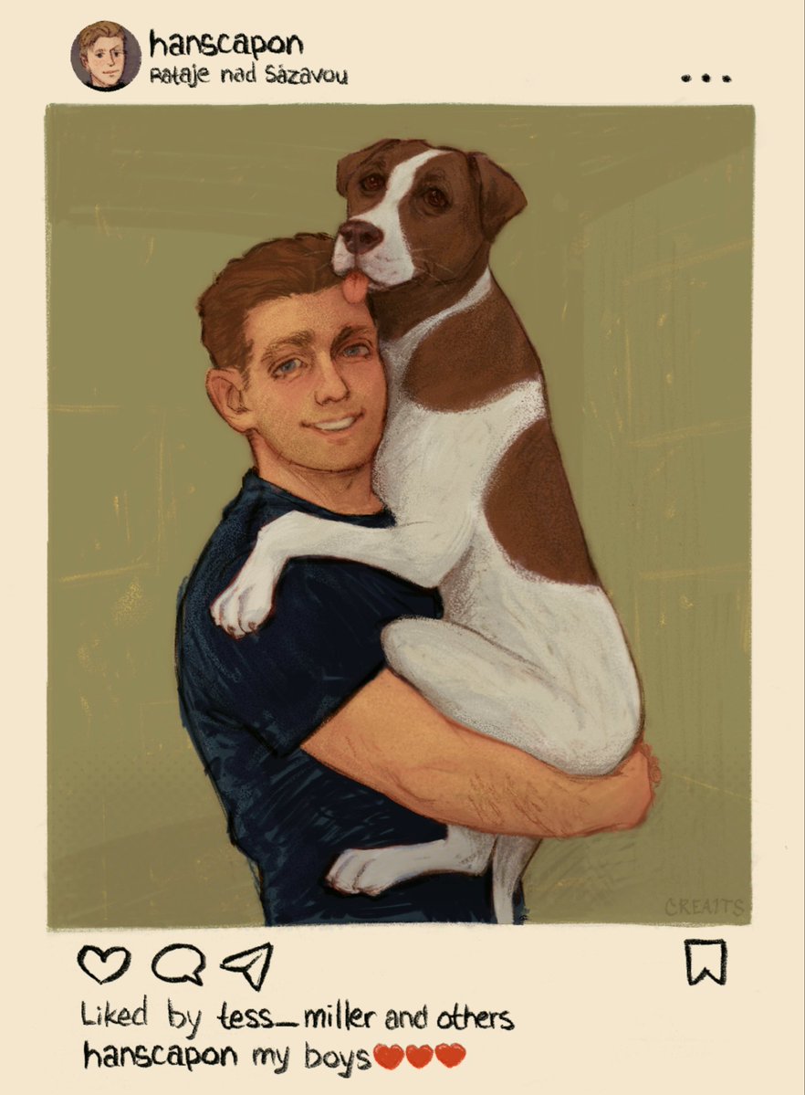 creaits_'s tweet image. #hansry modern au