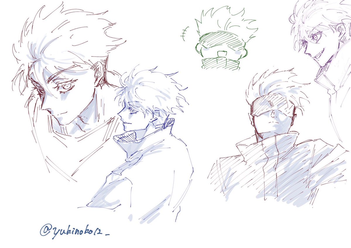 yukinoko12_'s tweet image. 落書き

#五条悟