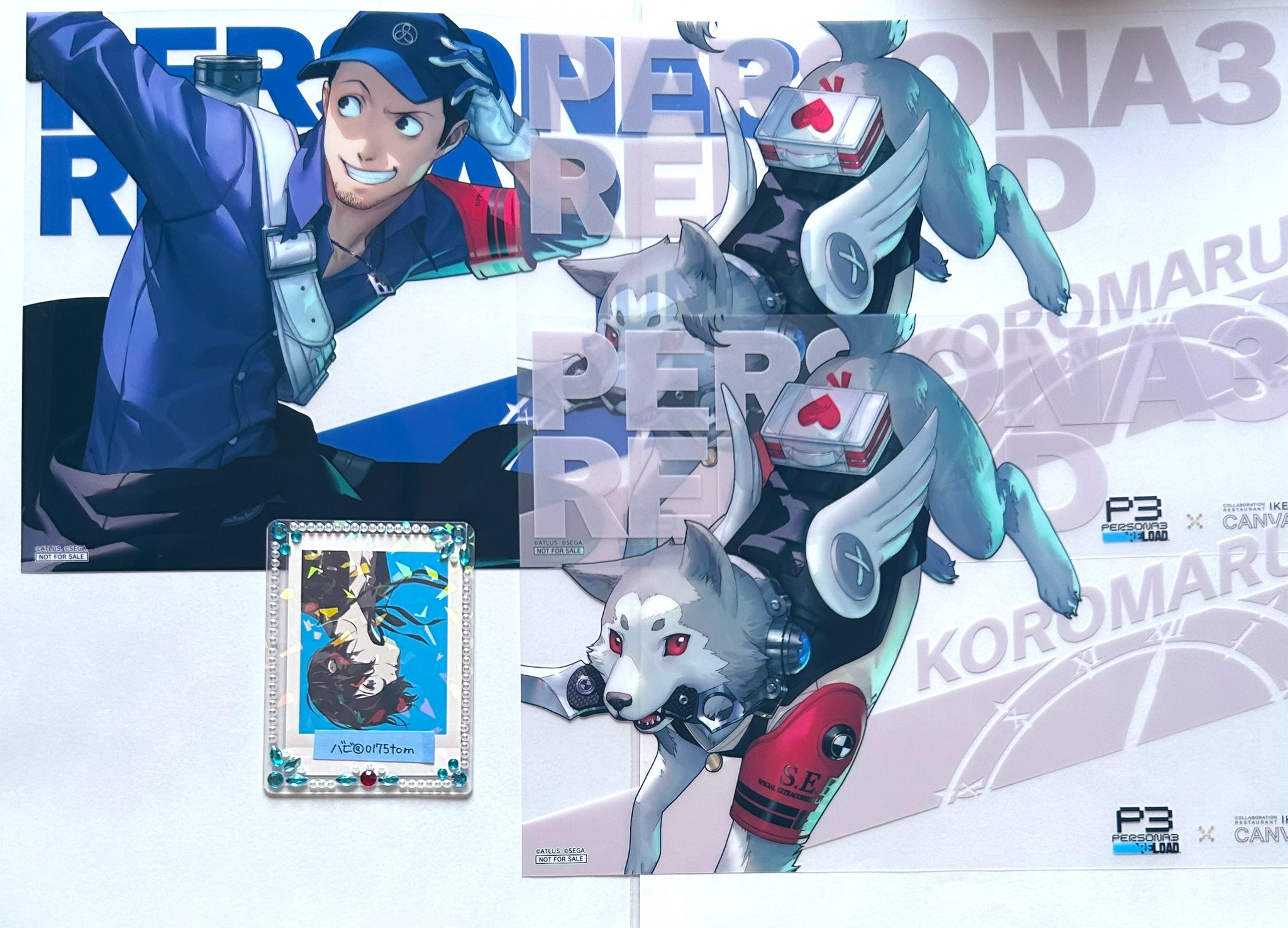 P3R　イケプリ　ランチョンマット　主人公　ペルソナ３　プリンスホテル バビ on X: 