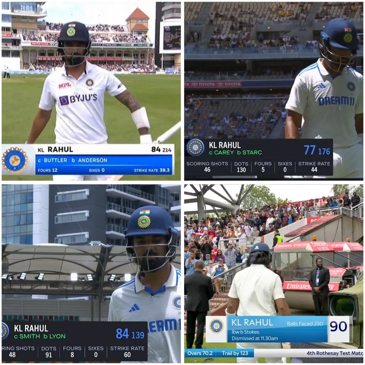 _ujjW4L_'s tweet image. Four SENA Test Hundreds💔