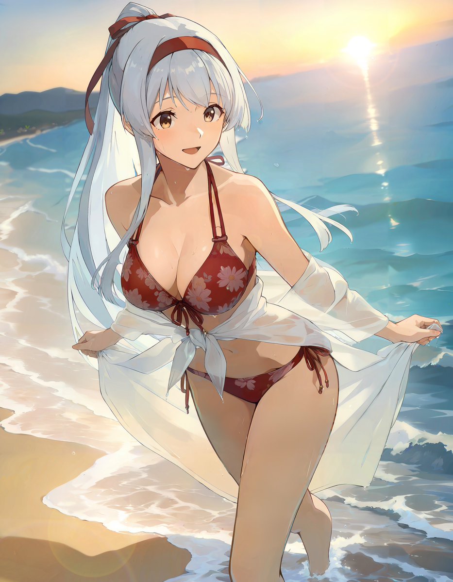 HTTvilkis's tweet image. 「翔鶴、夏の海へ」(◦ˉ ˘ ˉ◦)

#艦これ #AIイラスト #AIart