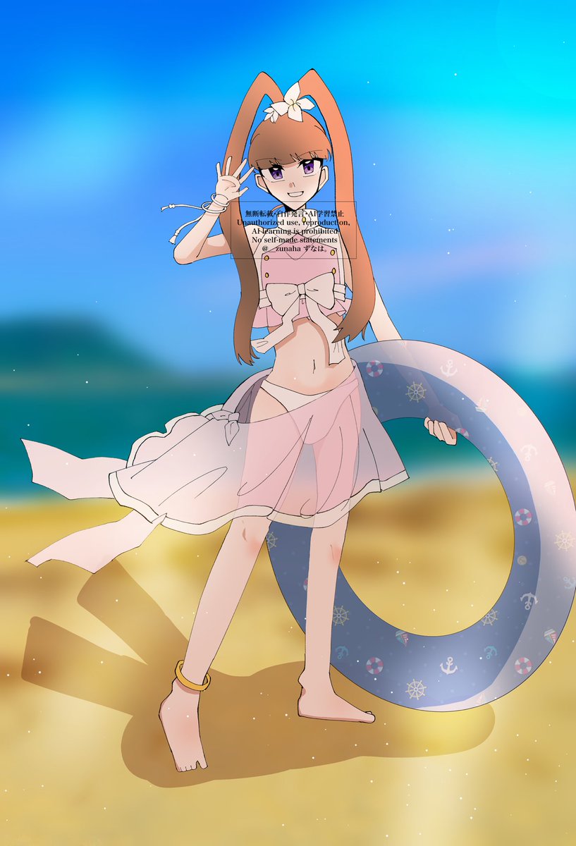 夏だ！海だ！水着だ！ネネ様だ！（？）ということで水着ネネ様（２期服勝手にアレンジ）
