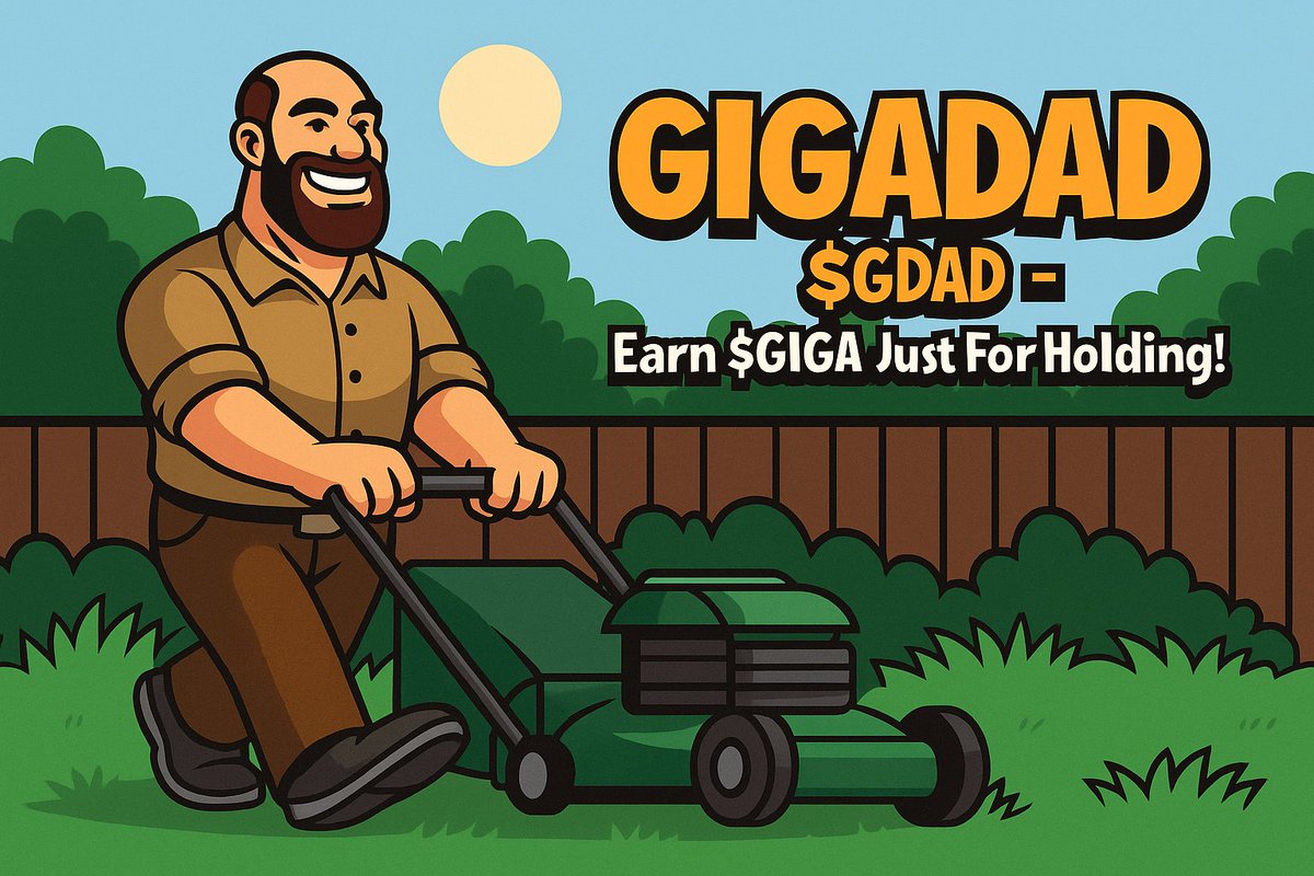 letsgetbonkd's tweet image. The pool drained and the chart dried up. Then, a community grew - and $GDAD roared to life. The lore is strong, unshaken, unbroken, mowing forward with dadly conviction. Hold and Earn $GIGA.
1M Min. 75% Holders - Frequent Payouts.
9vBGQcxM9uKHPFSHxS6yL6ogPf4ptMXtknXwxvdmz1Kw