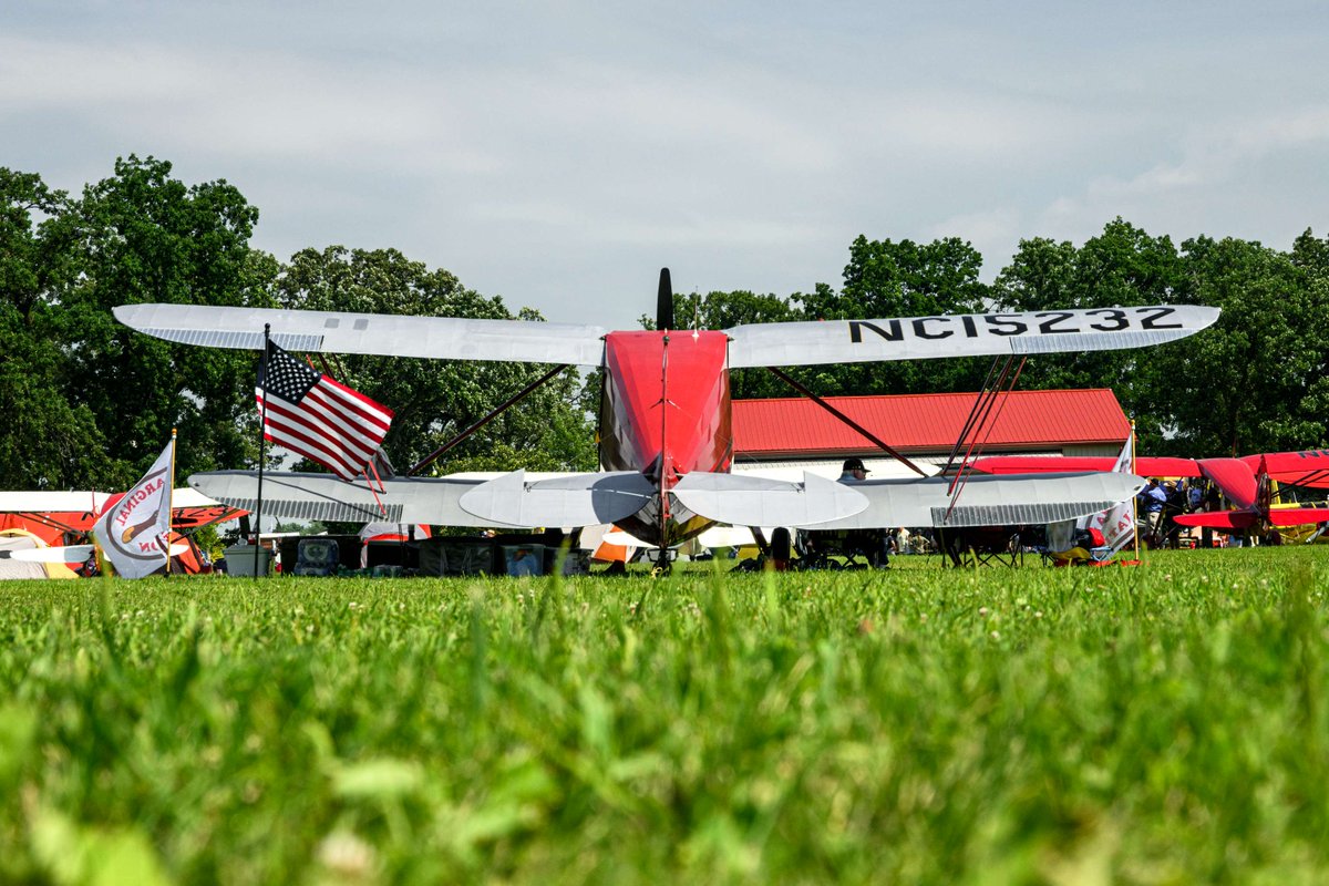 ☀️ Good morning, and welcome to the final day of EAA AirVenture Oshkosh 2025! If you're headed home today, safe travels. If you're coming in to enjoy today's activities and air show, welcome! So much more in store. We're not done yet! 😉

📸Christopher Lohff