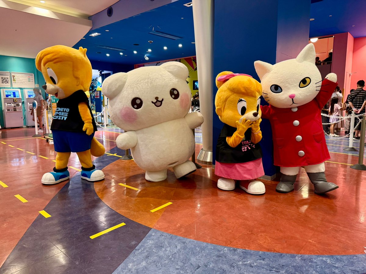 at_raku's tweet image. みんな思い思いのポーズきめててかわいい💗
今日もなかよく4人でグリーティングをしたよ🎀
詳しくはこちらから👇
at-raku.com/event/thanks70…
#ドンチャック #ふわりんましゅ #ララ #麗しのアンジー
#ありがとう70th #東京ドームシティアトラクションズ
#後楽園ゆうえんち #東京ドームシティ…
