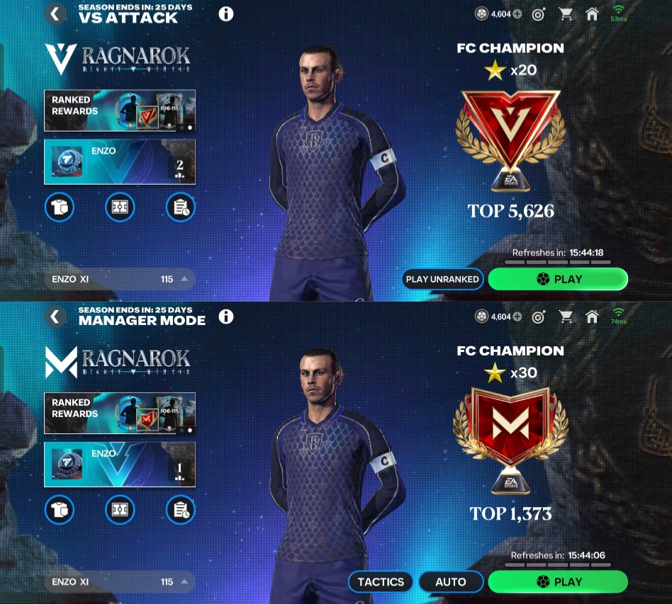 20⭐ in VSA✅
30⭐ in MM✅
#FCMobile #EAFC25 #FC25
<a href="/EASFCMOBILE/">EA SPORTS FC MOBILE</a>
🔁💙