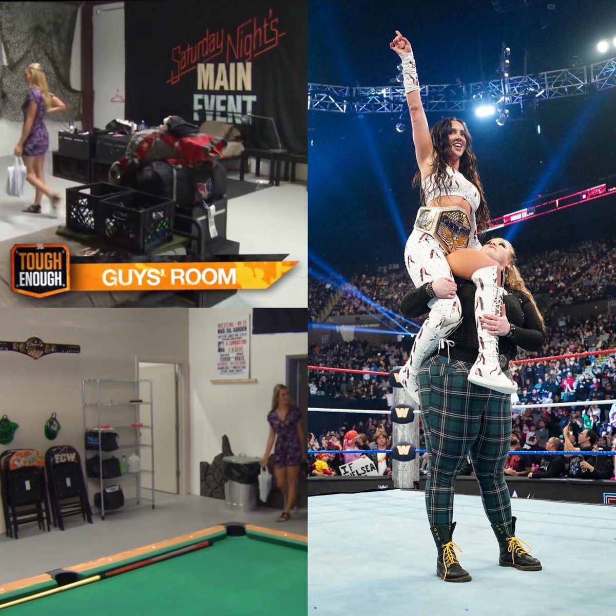 ShadesOfBoujeee's tweet image. Rewatching Tough Enough and Chelsea just entered the barracks as a replacement contestant and why is this foreshadowing kinda spooky 😭😭😭