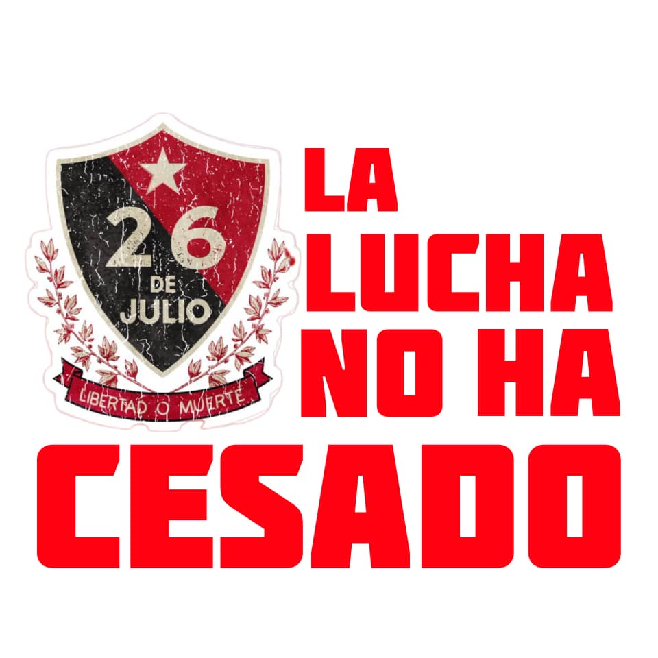En el Día de la Rebeldía Nacional, muchas felicidades a nuestro heroico pueblo, protagonista de cada victoria.

A 72 años de la gesta del Moncada, ratificamos que #CubaEstáFirme, combatiendo, con la misma entereza y optimismo de aquella mañana de la Santa Ana.

#LaLuchaNoHaCesado