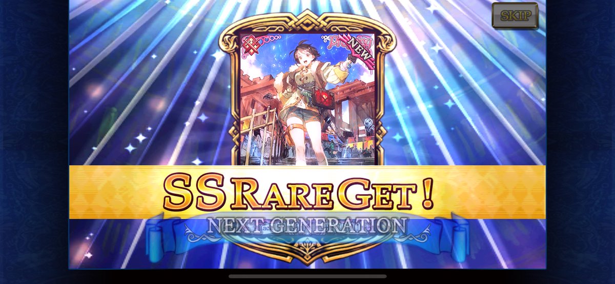 ミレニア来てくれました＼(^o^)／
#チェンクロ