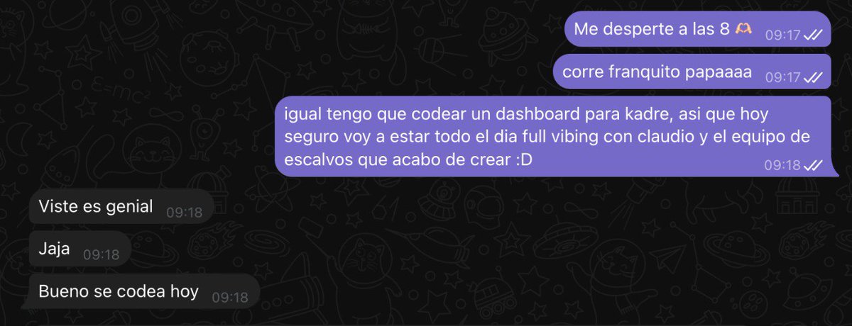 El día que Claude se convierta en Skynet, seguro voy a ser una de sus primeras víctimas... Esto de los agentes acaba de llevar el coding a otro level ✨